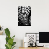 Architektur in Schwarz und Weiß Poster (Heimbüro)