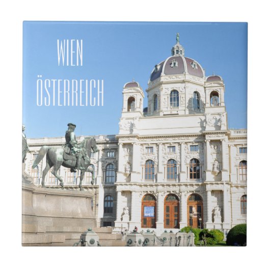 Architektur in Wien, Österreich Fliese (Vorderseite)