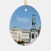 Architektur in Wien, Österreich Keramik Ornament (Rechts)