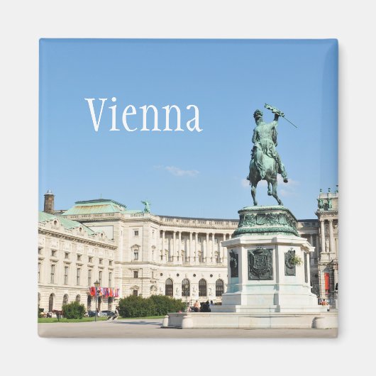 Architektur in Wien, Österreich Magnet (Vorne)