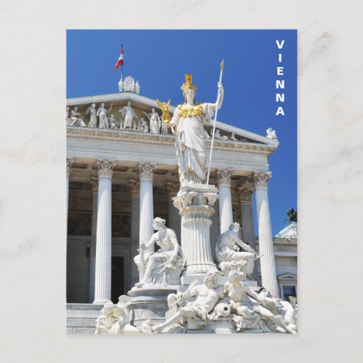 Architektur in Wien, Österreich Postkarte (Vorderseite)