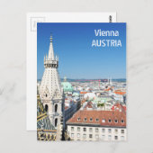 Architektur in Wien, Österreich Postkarte (Vorne/Hinten)