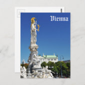 Architektur in Wien, Österreich Postkarte (Vorne/Hinten)