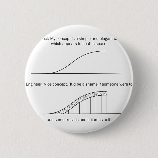 Architektur/Ingenieur Button (Vorderseite)