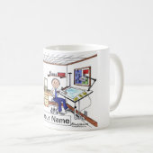 Architektur - Ingenieur, Männchen Kaffeetasse (VorderseiteRechts)