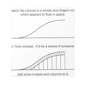 Architektur/Ingenieur Notizblock