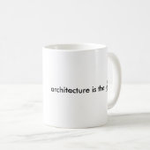 Architektur ist. das SH. Kaffeetasse (VorderseiteRechts)