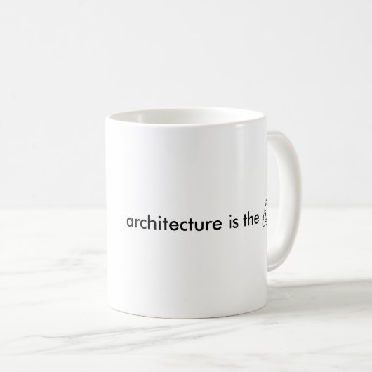 Architektur ist. das SH. Kaffeetasse (VorderseiteRechts)