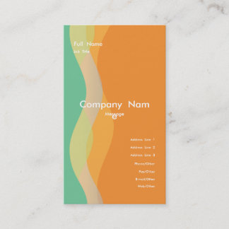 Architektur, Lebensraum-Karte Visitenkarte