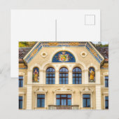 Architektur Liechtensteins Feiertagspostkarte (Vorne/Hinten)