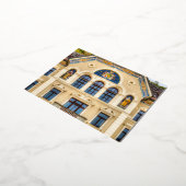 Architektur Liechtensteins Folien Feiertagspostkarte (Gedreht)