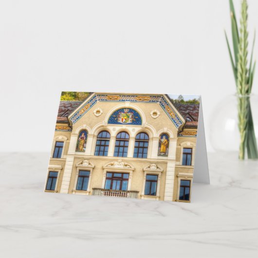 Architektur Liechtensteins Karte (Vorderseite)