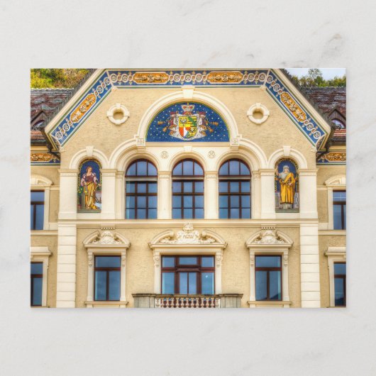 Architektur Liechtensteins Postkarte (Vorderseite)