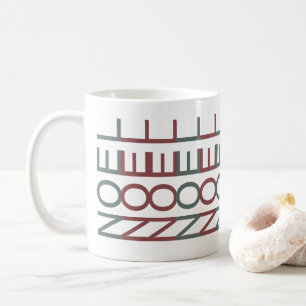 Architektur-Linienkunst Nordisches Weihnachten N Kaffeetasse