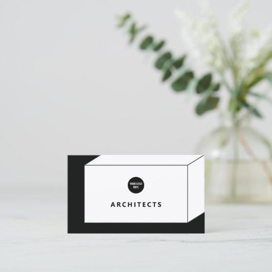 Architektur Masterplan Innendesign Box Visitenkarte (Stehend Vorderseite)