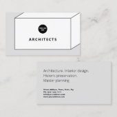 Architektur Masterplan Innendesign Box Visitenkarte (Vorne/Hinten)