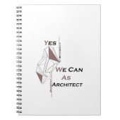 Architektur, modernes Design, geometrische Kunst, Notizblock (Vorderseite)