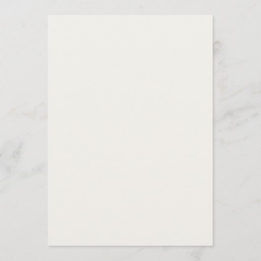 Architektur Monogramm Hochzeitsprogrammkarte Programm (Rückseite)