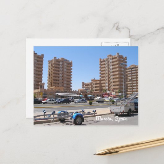 Architektur Murcia, Spanien Postkarte (Vorderseite/Rückseite Beispiel)