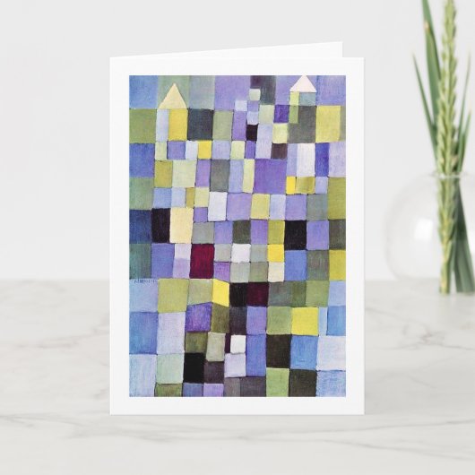 Architektur, Paul Klee Karte (Vorderseite)