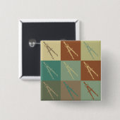 Architektur-Pop-Kunst Button (Vorne & Hinten)