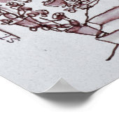 Architektur | Saint-Guilhem-Le-Desert, Frankreich Poster (Ecke)