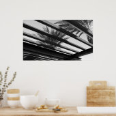 Architektur schwarz-weiß poster (Küche)