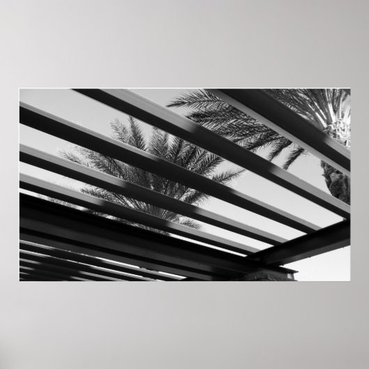 Architektur schwarz-weiß poster (Vorne)