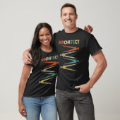 Architektur Student Construction Retro Architectur T-Shirt (Unisex)