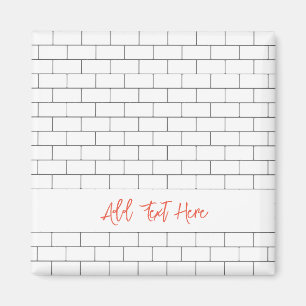 Architektur Subway Tile Moderne klassische eigene Magnet