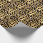 Architektur"Textil" Betonblockmuster Geschenkpapier (Ecke)