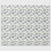 Architektur-Toile Geschenkpapier (Flach)