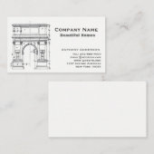 Architektur und construcction visitenkarte (Vorne/Hinten)