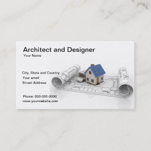 Architektur und Designerkarte Visitenkarte