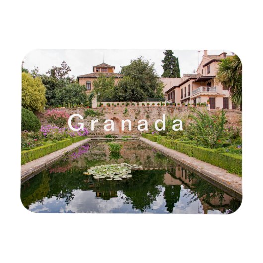 Architektur- und Parkensemble Alhambra. Magnet (Horizontal)