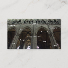 Architektur-Visitenkarte - Anpassbar Visitenkarte