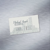 Architektur-Visitenkartenmagnet Magnetische Visitenkarte (Beispiel)