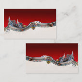 Architektur-Visitenkarteschablone der chinesischen Visitenkarte (Vorne/Hinten)