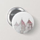 Architektur von Belarus Mir Button (Vorne & Hinten)