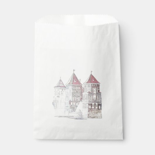 Architektur von Belarus Mir Geschenktütchen (Vorderseite)