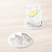 Architektur von Belarus Mir Getränkeuntersetzer (Seite)