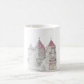 Architektur von Belarus Mir Kaffeetasse (Mittel)