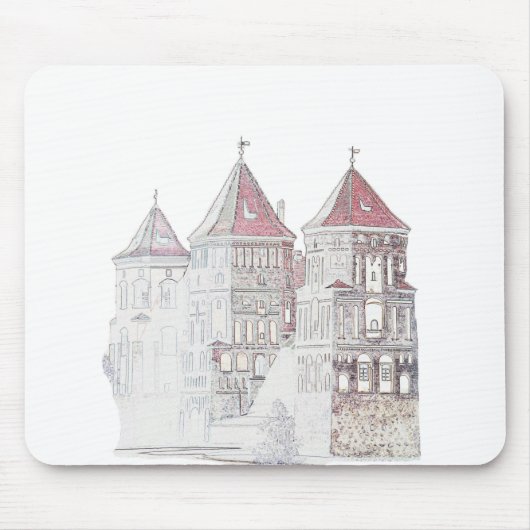 Architektur von Belarus Mir Mousepad (Vorne)
