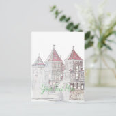 Architektur von Belarus Mir Postkarte (Stehend Vorderseite)