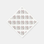 Architektur von Belarus Mir Serviette (Ecke)