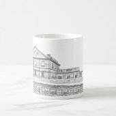 Architektur von Belarus Orsha Kaffeetasse (Mittel)