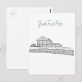 Architektur von Belarus Orsha Postkarte (Vorne/Hinten)