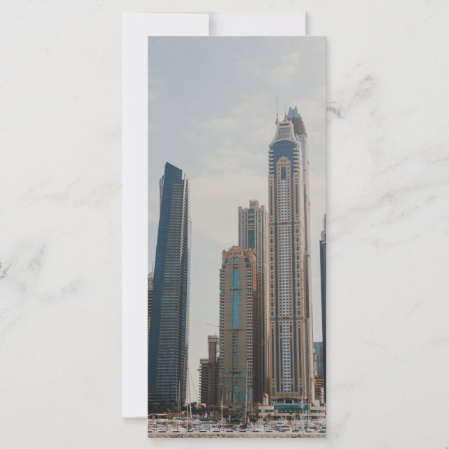 Architektur von Dubai Marina (Vorderseite)
