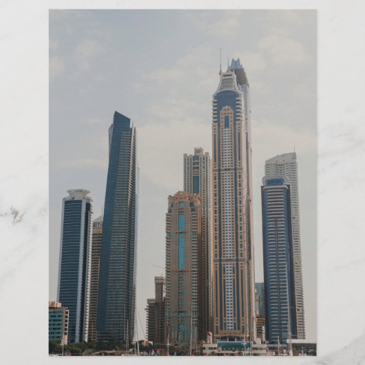 Architektur von Dubai Marina Flyer (Vorne)
