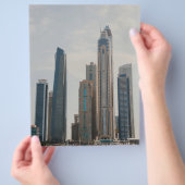 Architektur von Dubai Marina Flyer (Hand)